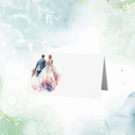 Huwelijk Rustiek Classic Boho Bloemen Plaatskaartje