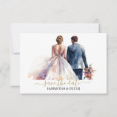 Huwelijk Rustiek Classic Boho Bloemen RSVP Kaartje (Voorkant)