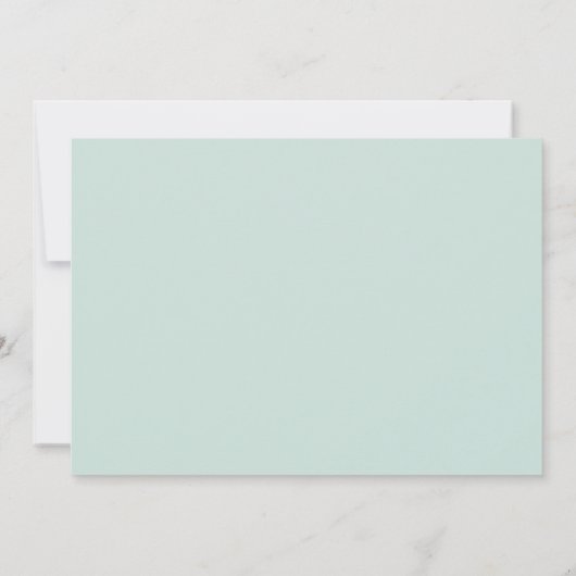 Huwelijk Rustieke Zonnebloem Save The Date Green (Achterkant)