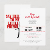 huwelijk save the date grote dane kaart (Voorkant / Achterkant)