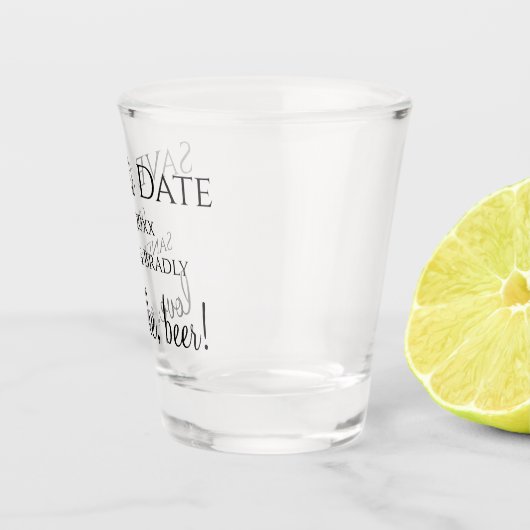 Huwelijk Shot Glas (Rechts)