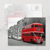 Huwelijk Speciale Dubbeldekker Bus Briefkaart (Voorkant / Achterkant)