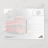 Huwelijk Speciale Dubbeldekker Bus Briefkaart (Achterkant)