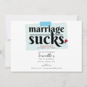 Huwelijk Sucks Grappig Scheiding Aankondiging Fees (Voorkant)