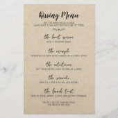 Huwelijk Tafelspel Plezier Calligrafie Rustiek Pap (Voorkant)