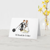 Huwelijk: 'Til Death Do us Part Kaart (Gele Bloem)