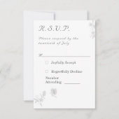 Huwelijk Unity Catholic Wedding Response Kaart (Voorkant)