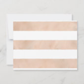 Huwelijk van de Bloemblaadjes van de Pastelkleur RSVP Kaartje (Achterkant)