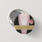 Huwelijk van de Douane van de Smoking van Ronde Button 3,2 Cm (Voorkant /achterkant)