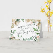 Huwelijk van de Gelukwensen van de Waterverf van Kaart (Gele Bloem)