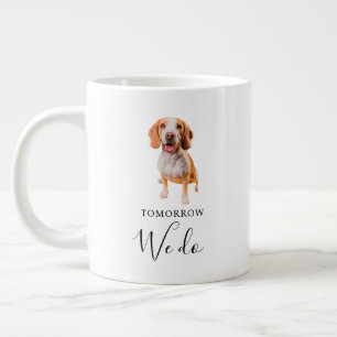 Huwelijk van de hond grote koffiekop