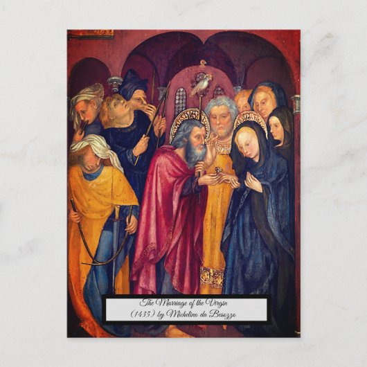 Huwelijk van de Maagd Briefkaart (Voorkant)