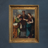 Huwelijk van de Maagd Religieuze Christelijke brui Poster