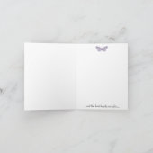 Huwelijk van de Opwinding van het hart dankt een u Bedankkaart (Binnen)