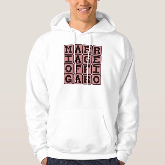 Huwelijk van Figaro, Mozart Opera Hoodie (Voorkant)