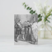 Huwelijk van Hendrik VIII en Catharina Parr Briefkaart (Staand voorkant)