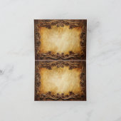 huwelijk van het rustieke typografie het westerne bedankkaart (Binnen)