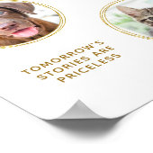 Huwelijk van huisdieren Honden Open Bar Foto Elega Poster (Hoek)