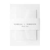 Huwelijk van Invitation Belly Band Uitnodigingen Wikkel (Voorkant Voorbeeld)