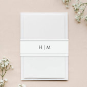 Huwelijk van Invitation Belly Band Uitnodigingen Wikkel