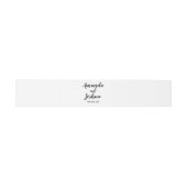 Huwelijk van Invitation Belly Band Uitnodigingen Wikkel (Vlak)