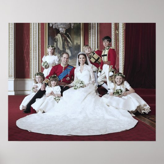Huwelijk van prins William en Catherine Middleton Poster (Voorkant)