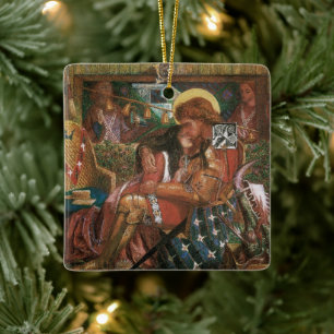 Huwelijk van St George en prinses Sabra door Rosse Keramisch Ornament