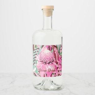 Huwelijk / Verjaardag Goddelijke Drink Likeurfles Etiket