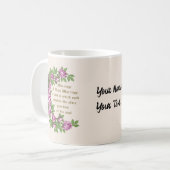 Huwelijk Vers bruiloft mok (Voorkant links)