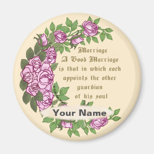 Huwelijk Verse bruiloft magneet