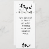 Huwelijk Viering Routebeschrijving Kaart (Voorkant / Achterkant)