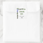 Huwelijk  vierkante sticker (Tas)