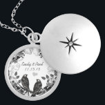 Huwelijk  Vogels & Bloemen Jubileum Ketting<br><div class="desc">De Kettingen van het domein kiezen of Zilveren Geplaatst of Sterling Zilver</div>