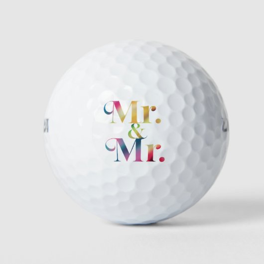 Huwelijk voor homoseksuelen  golfballen (Voorkant)