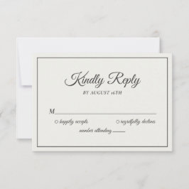 Huwelijk Vriendelijk Antwoord Minimalistische Crea