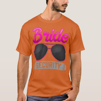 Huwelijk vrijgezellenfeest bruid veiligheid Meisje T-shirt