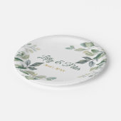 Huwelijk, Vrijgezellenfeest Custom Paper Borden Papieren Bordje (Gekanteld)