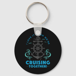 Huwelijk Vrouw Honeymoon Cruise Vakantie Cruisen C Sleutelhanger