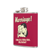 Huwelijk: Waarom andere? Heupfles (Links)