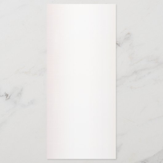 Huwelijk Waterverf Boho Roze Bloemen Elegant Menu (Achterkant)