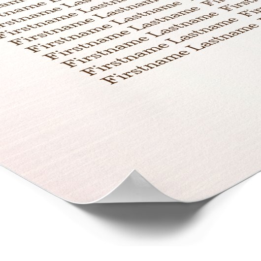 Huwelijk Waterverf Boho Roze Bloemen Elegant Poster (Hoek)