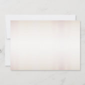 Huwelijk Waterverf Boho Roze Bloemen Elegant Save The Date (Achterkant)