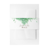 Huwelijk Waterverf rustieke stijl Uitnodigingen Wikkel (Voorkant Voorbeeld)