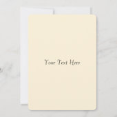 Huwelijk Waterverf Violas Border Sla de datum op Save The Date (Achterkant)