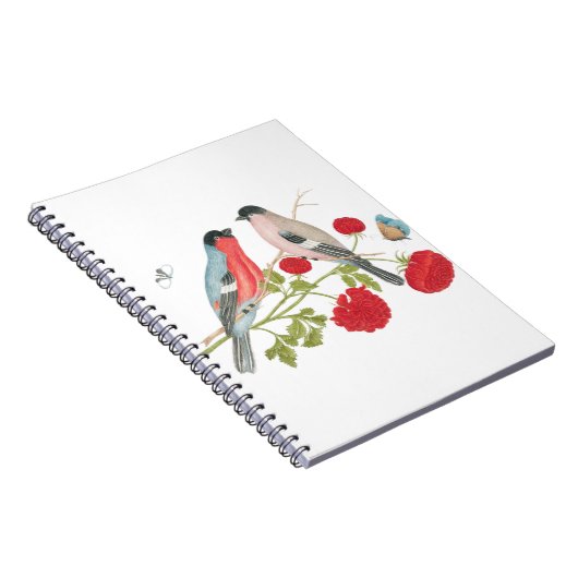 huwelijk | Weddenschap | Kleurrijke vogels | Vogel Notitieboek (Rechterzijde)