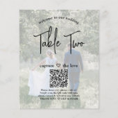 Huwelijk Welkom 2 Foto's & Website QR Tafelnummer (Voorkant)