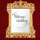 Huwelijk Welkom Mirror Glas Decal Window Cling