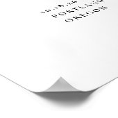 Huwelijk Welkomstceremonie QR Code Sign Poster (Hoek)