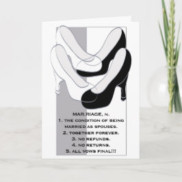 Huwelijk Wenskaart Huwelijk II Design Kaart