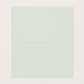 Huwelijk witte roos, hortensia plaats kaart visitekaartje (Binnenkant ongevouwen)